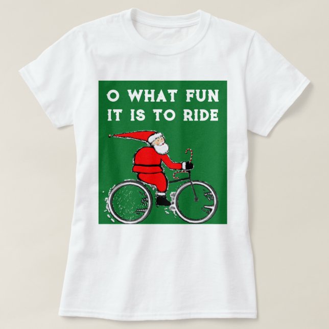 Cykling jul prylar tröja (Design framsida)