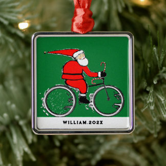 Cykling jul samlarobjekt julgransprydnad metall