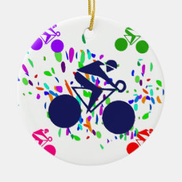 CYKLING JULGRANSPRYDNAD KERAMIK