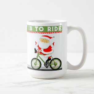 Cykling julhelg kaffemugg