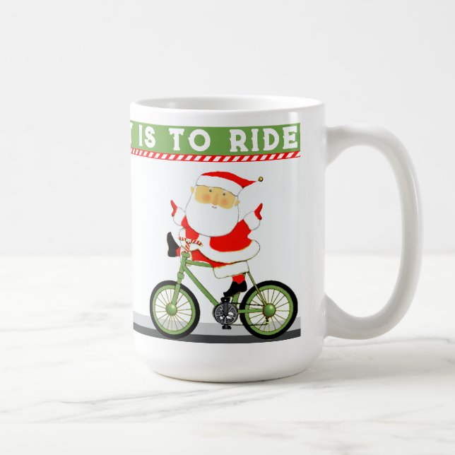 Cykling julhelg kaffemugg (Höger)