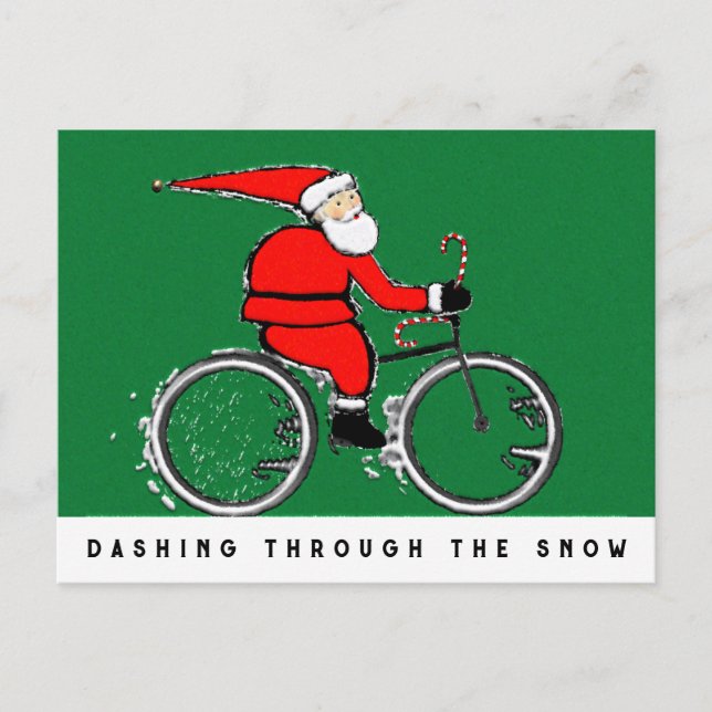 Cykling Julkort Helg Vykort (Framsida)