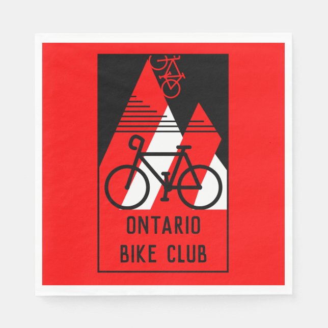 Cykling Kanada Pappersservett (Framsidan)