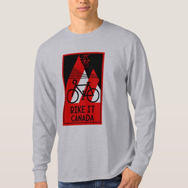 Cykling Kanada T Shirt (Framsida)