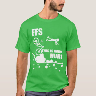 Cykling Krock Rolig Mountainbike FFShis Kommer T Shirt