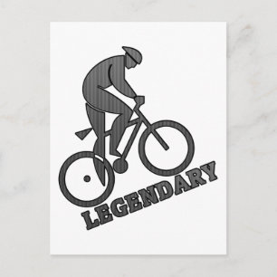 Cykling Legendary Vykort