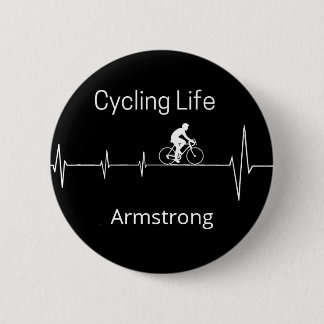 Cykling Life, anpassade med pulsslag Knapp