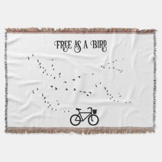 Cykling Life, fritt som fågelanpassade Filt