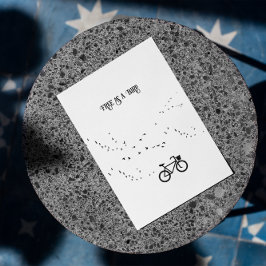 Cykling Life, fritt som fågelanpassade Vykort