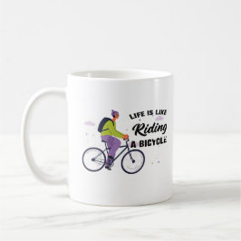 Cykling Life Graphic Design Kaffemugg