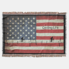 Cykling Life, Stars och stripes Filt