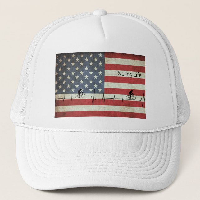 Cykling Life, Stars och stripes Keps (Framsida)