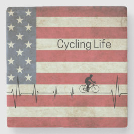 Cykling Life, Stars och stripes Stenunderlägg
