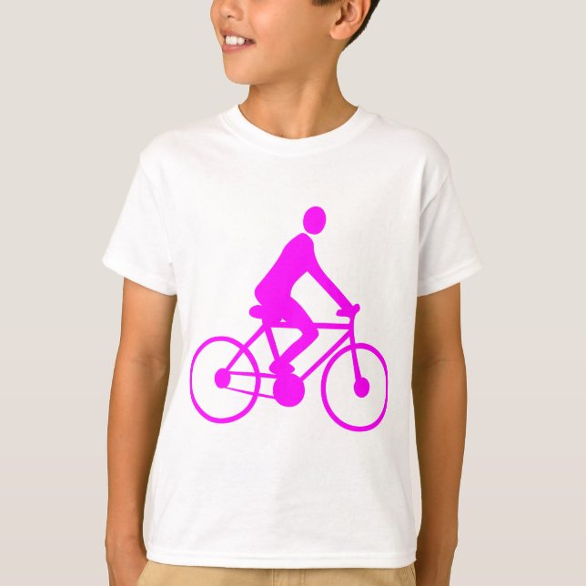 Cykling - Magenta Tee (Framsida)