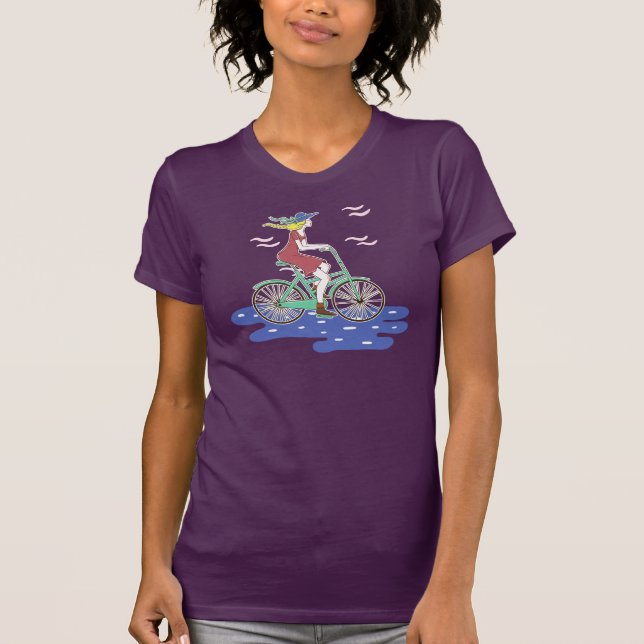 Cykling Mamma Graphic T Shirt (Framsida)