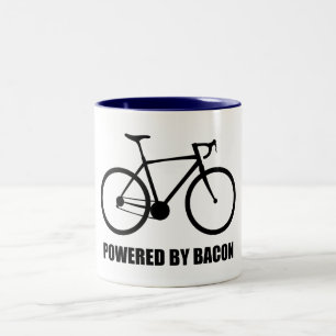 Cykling med Bacon Två-Tonad Mugg