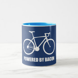 Cykling med Bacon Två-Tonad Mugg