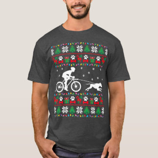 Cykling med Hundar fuktig julsötare Xm T Shirt