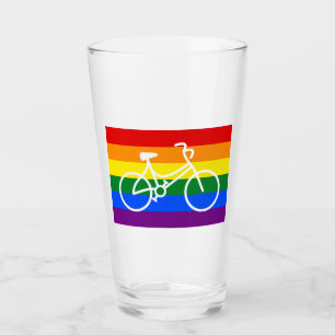 Cykling med Pride i fälg Glaskopp