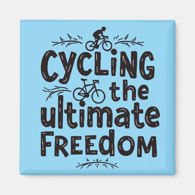 Cykling med stil magnet (Framsidan)