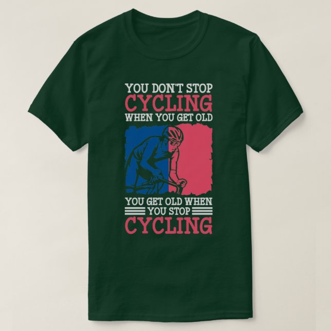 Cykling Mountain Biking Fitness Bike Tour T Shirt (Design framsida)