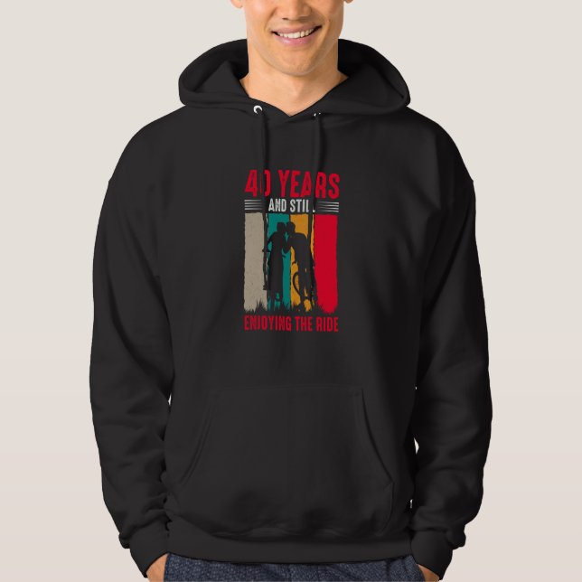 Cykling och cykling  47 hoodie (Framsida)