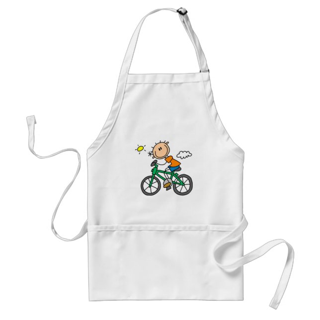 Cykling på cykel - manlig förkläde (Framsidan)