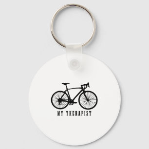 Cykling på min roligaste roliga landsvägscykel  nyckelring