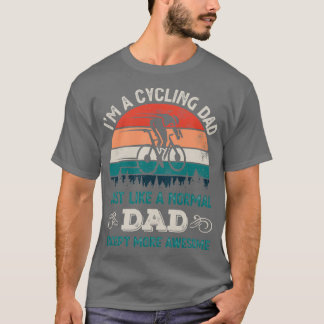Cykling Pappa Cyclist Fars dag Gift T Shirt