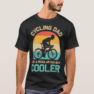 Cykling Pappa som en vanlig Pappa men en luddig Cy T Shirt