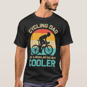 Cykling Pappa som en vanlig Pappa men en luddig Cy T Shirt