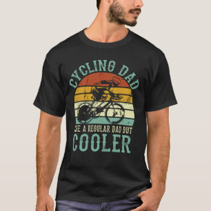Cykling Pappa som en vanlig Pappa men kylare Vinta T Shirt