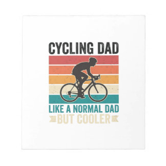 Cykling Pappa Vintage Biker Far T-Shirt Design_1 Anteckningsblock