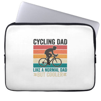 Cykling Pappa Vintage Biker Far T-Shirt Design_1 Laptop Fodral
