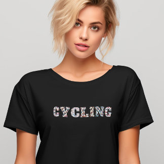 Cykling Passion Bicycle Älskare Design for Riders T Shirt