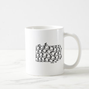 Cykling Pennsylvania Cykling Mountainbike Kaffemugg