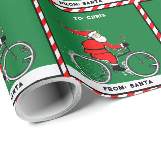 Cykling Santa Cyklist Presentpapper
