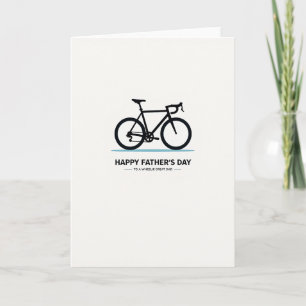 Cykling Silhuett Fars Dag-kort Kort