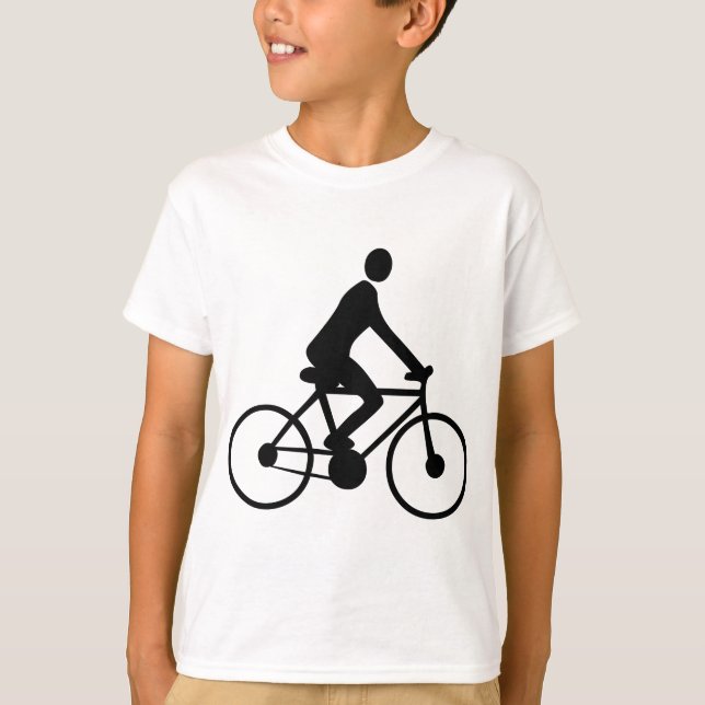 Cykling - svart t-shirt (Framsida)