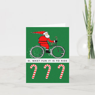 Cykling till jul-Helgdagskort Helgkort