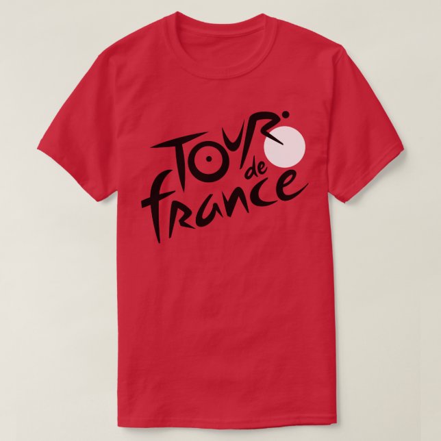 Cykling Tour De Frankrike Pin T Shirt (Design framsida)