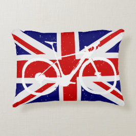 Cykling Union Jack Prydnadskudde