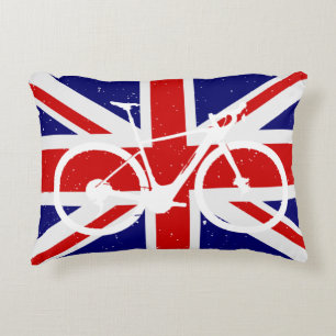 Cykling Union Jack Prydnadskudde