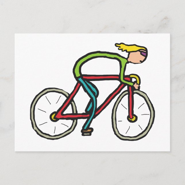 Cykling Vykort (Framsida)