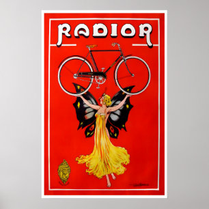 Cyklingsaffisch Vintage Cykling Cykling Konst Poster