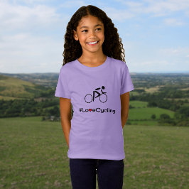 Cyklingscyklist i kärlek t-shirt