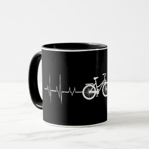 Cyklingshjärtslag - Cycle Kärlek Biking Mugg