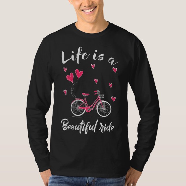 Cyklingstid är en vacker tuff cykel t shirt (Framsida)