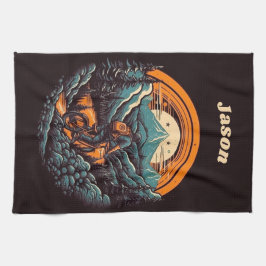 Cyklingstid, retroanpassade kökshandduk