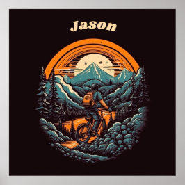 Cyklingstid, retroanpassade poster